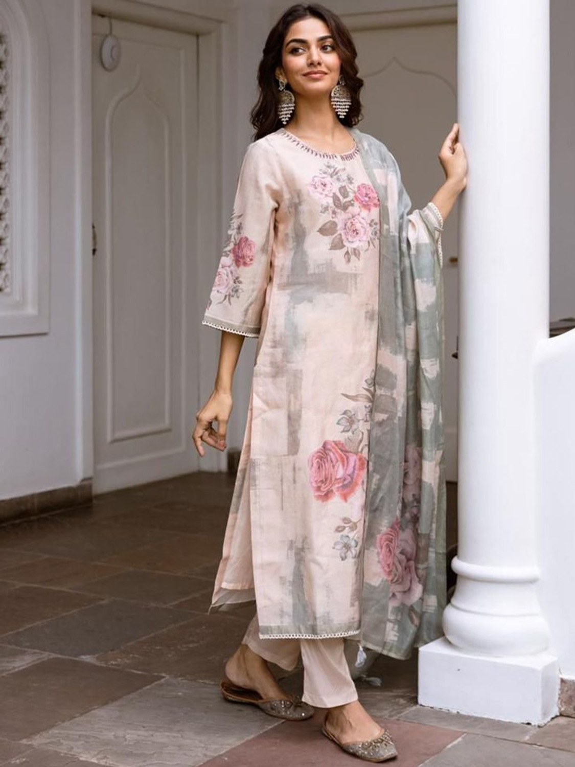 Image of ANOUK Women Kurta Palazzo Set