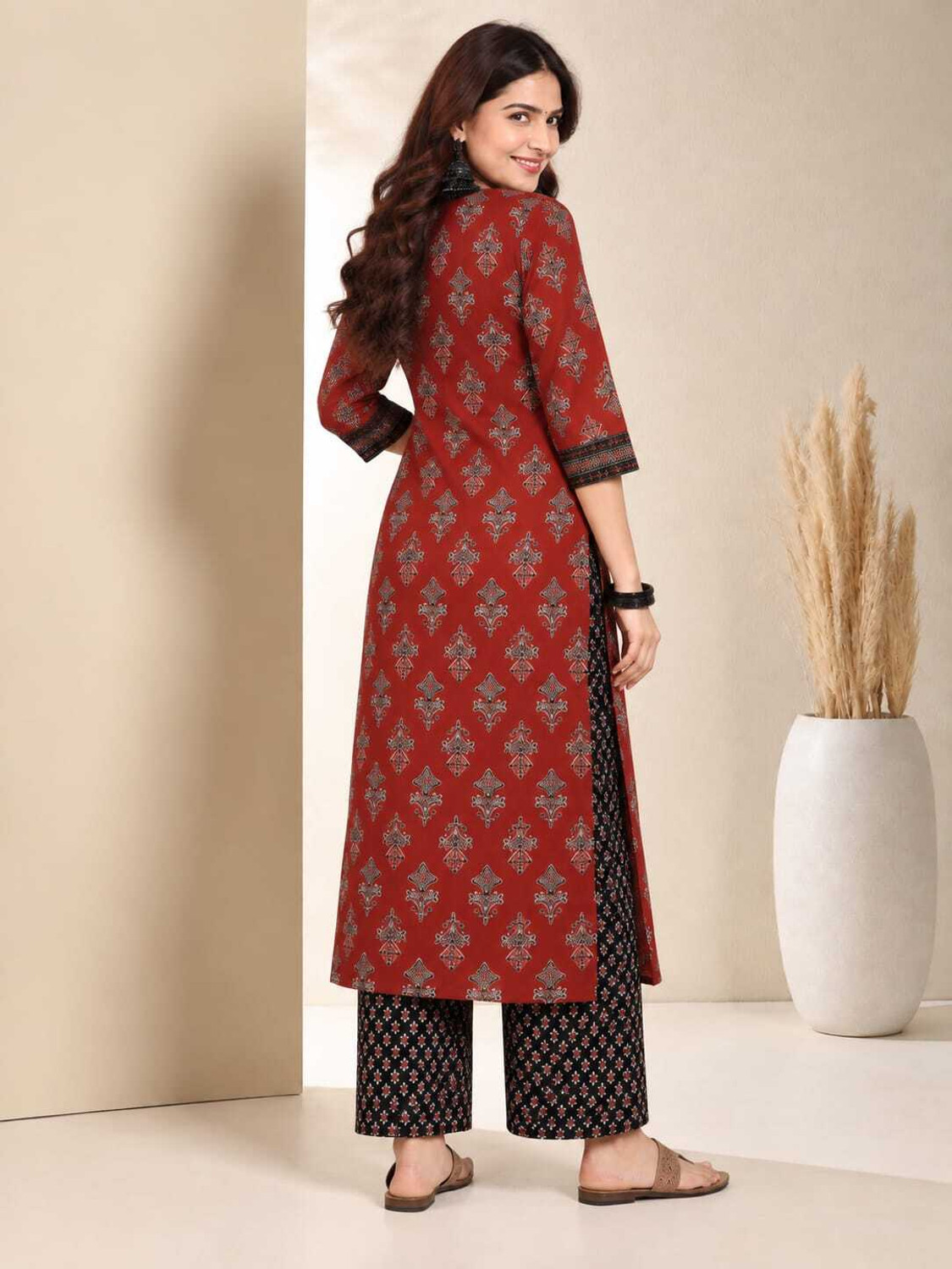 Image of S4K Women Kurta Pant Dupatta Set