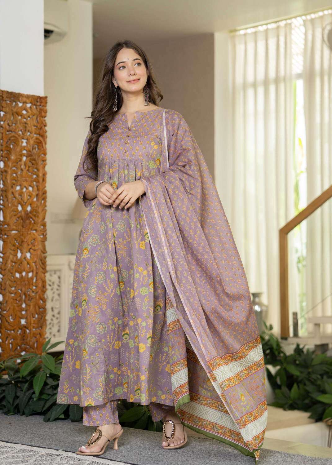 Image of Jaimini Women Kurta Pant Dupatta Set