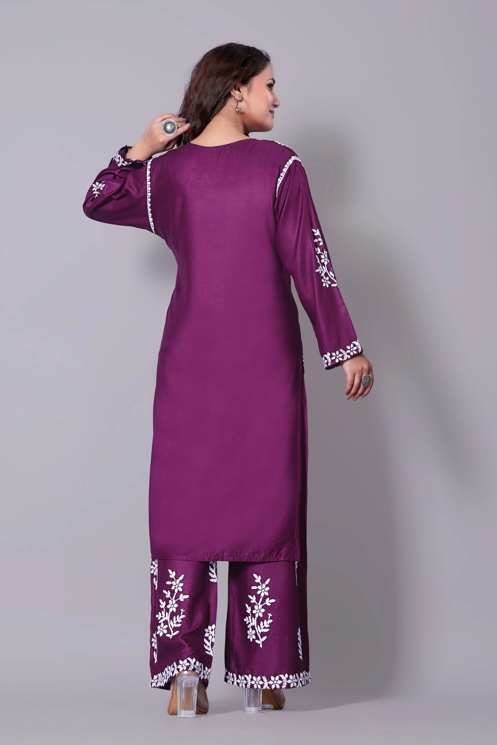Image of RUDRALIFESTYLE Women Kurta Palazzo Set