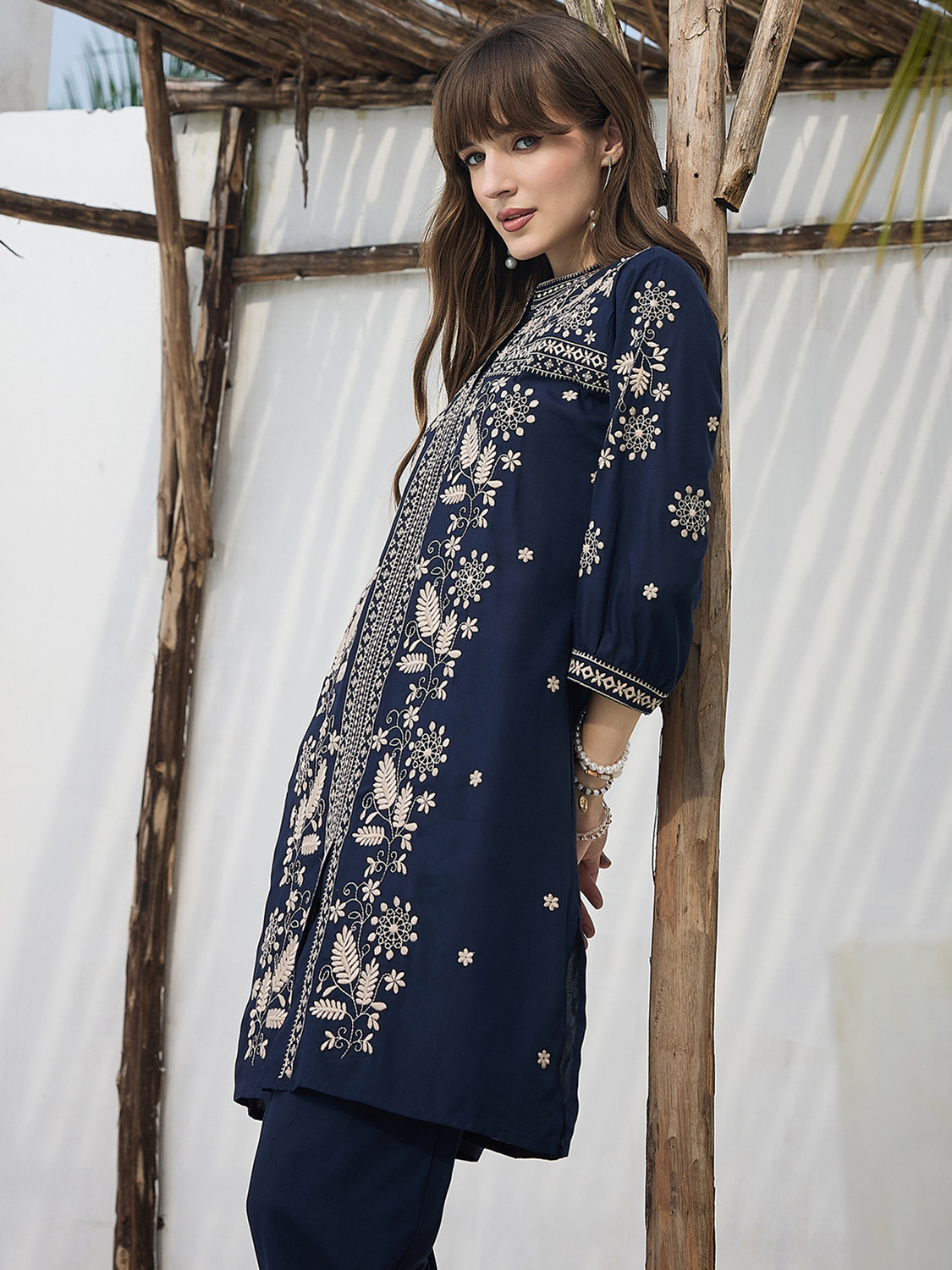 Indo Era Women Kurta Pant Set