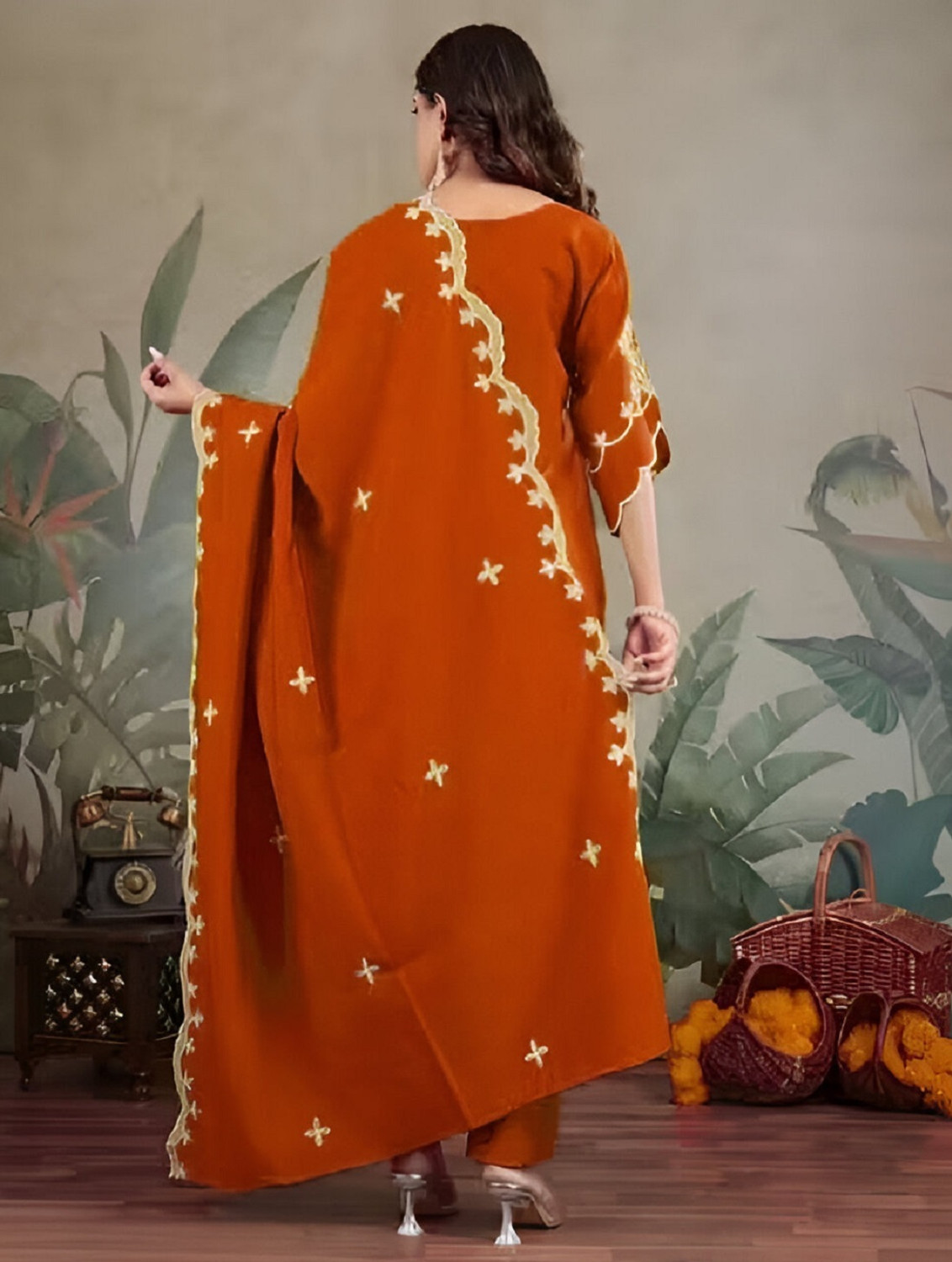 Image of Lazzly Women Kurti Pant Dupatta Set