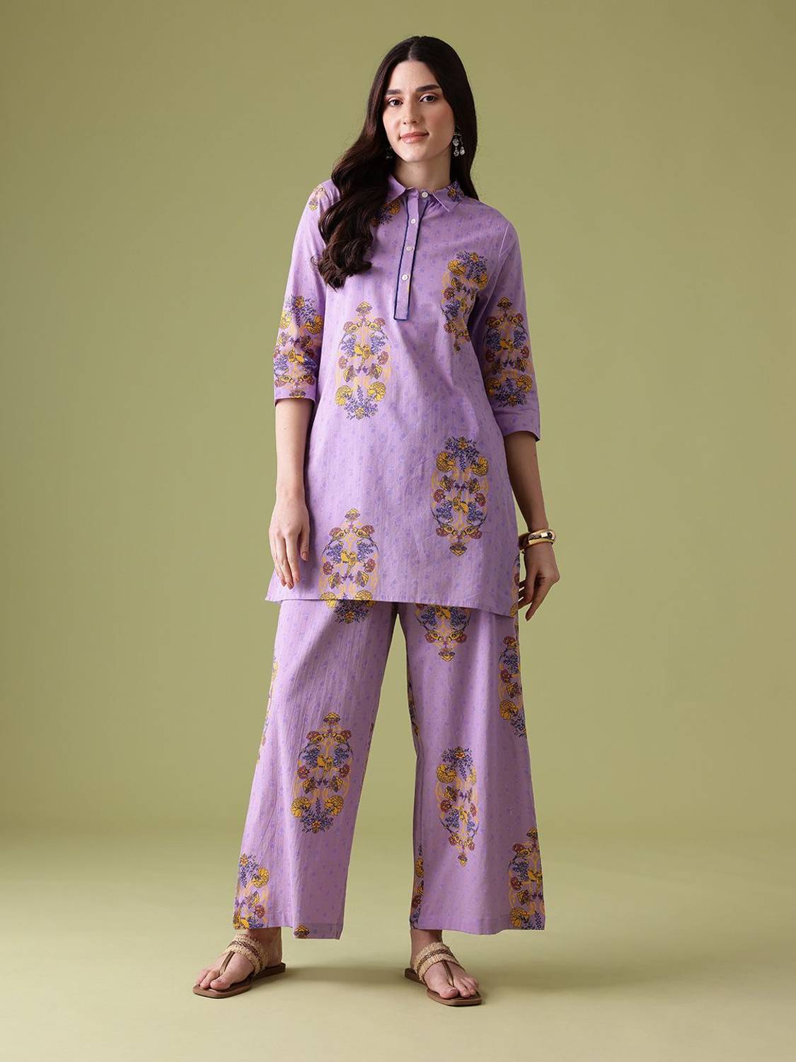 ANOUK Women Kurta Palazzo Set