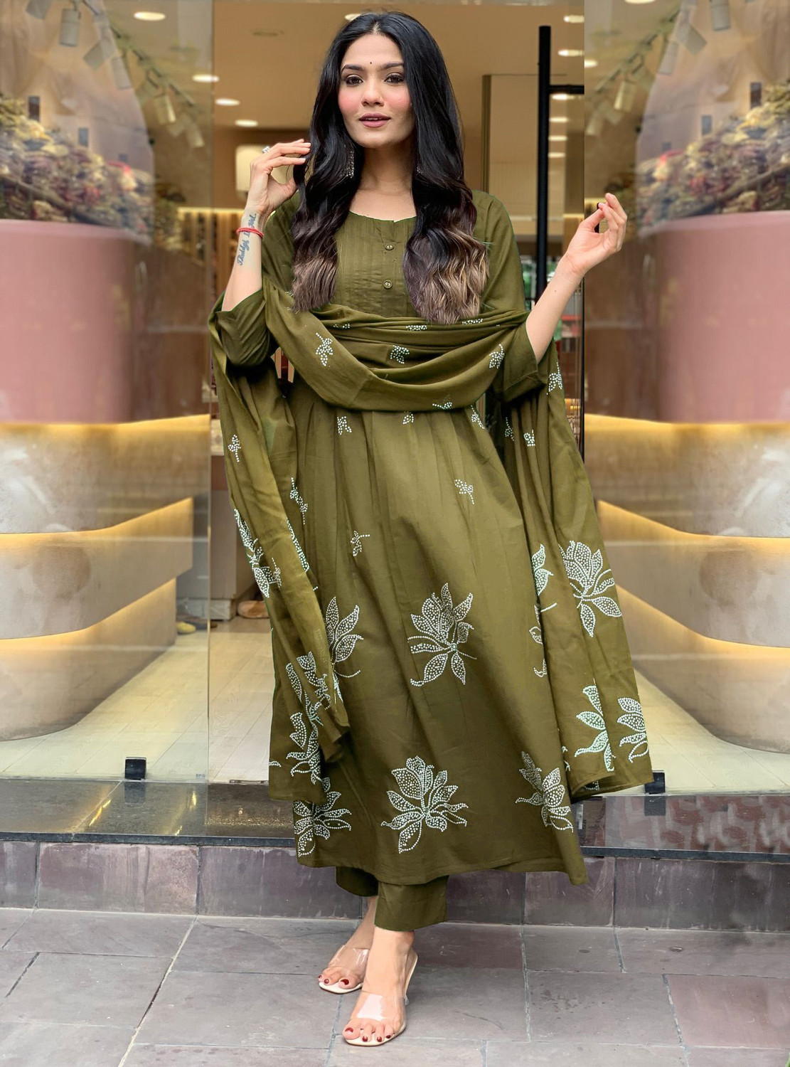 Image of Anni Designer Women Kurta Pant Dupatta Set