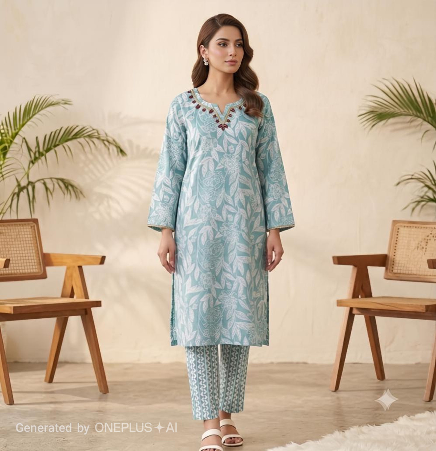 Image of IYISANS Women Kurta Pant Set