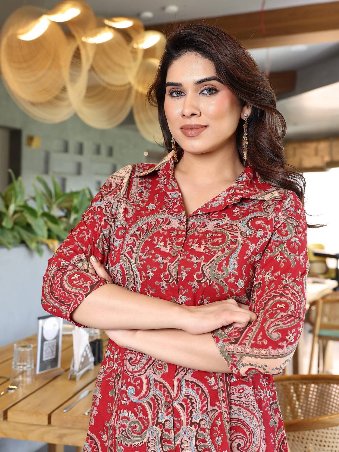 Sarpish Women Kurta Palazzo Set - Image 3