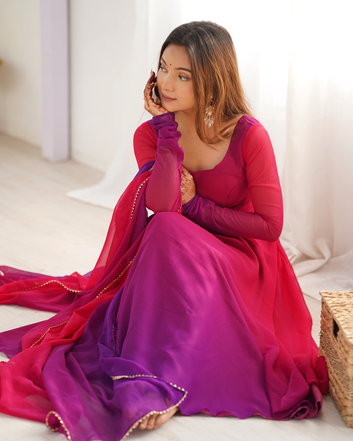 Image of MANTRABOUTIQUE Women Kurta Pant Dupatta Set
