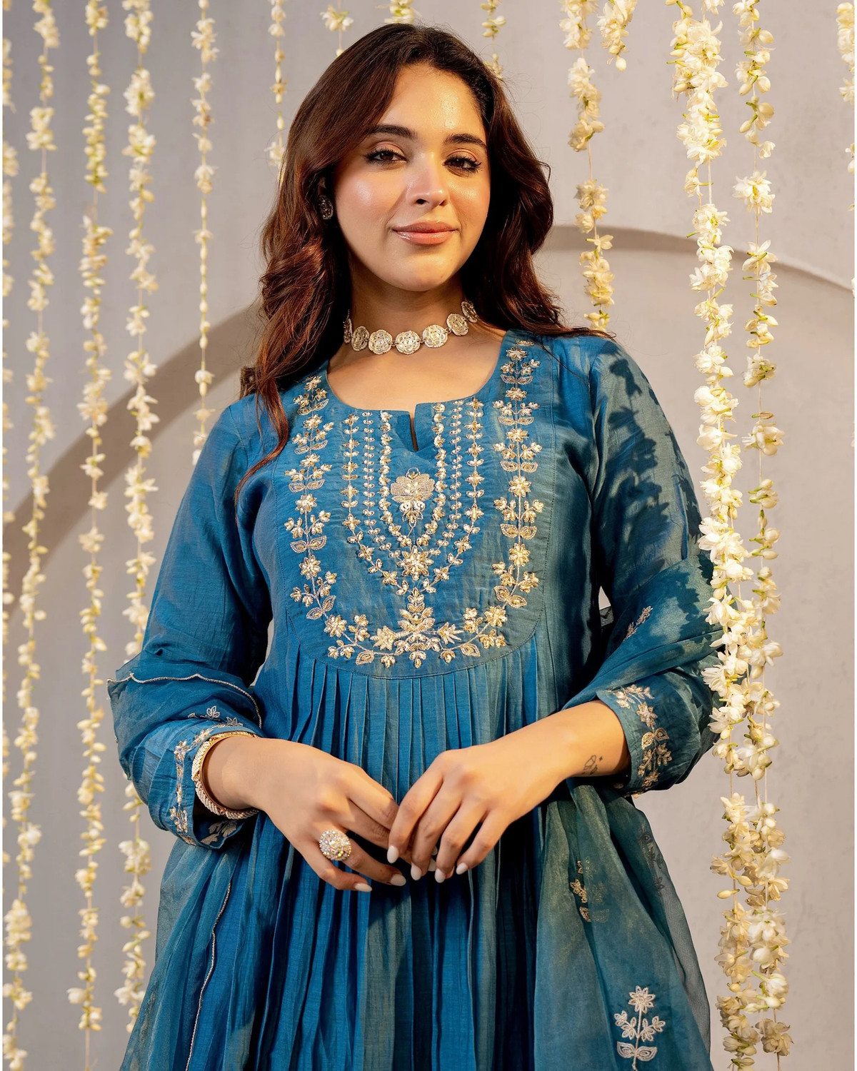 Image of Klosia Women Kurta Pant Dupatta Set