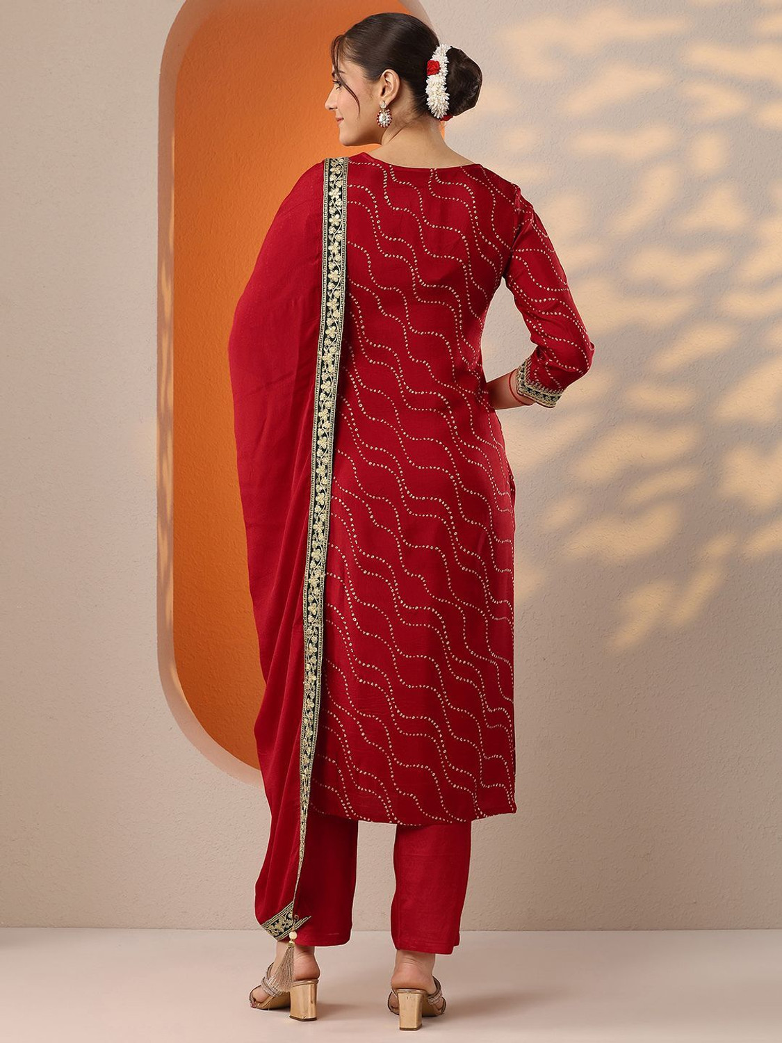Image of LIBAS Women Kurta Pant Dupatta Set