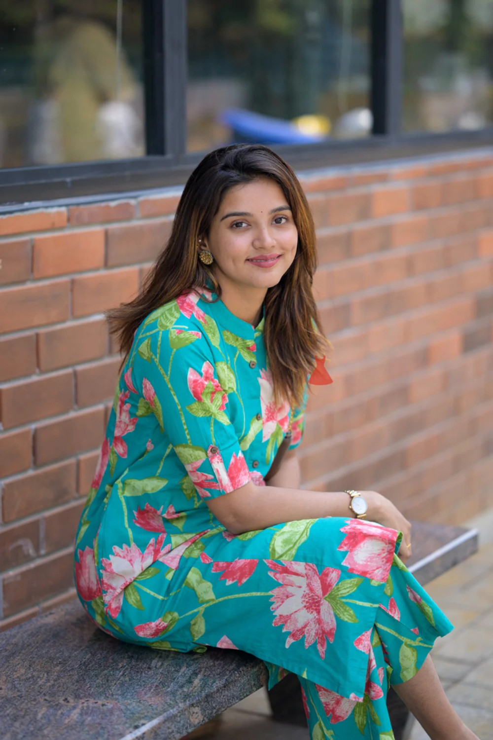 Image of Dress21 Women Kurti Palazzo Set