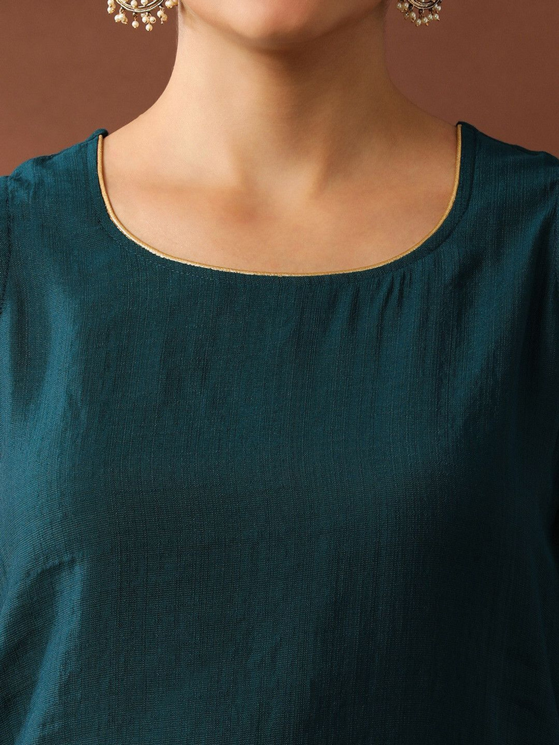 Image of AVANSHEE Women Kurta Palazzo Dupatta Set