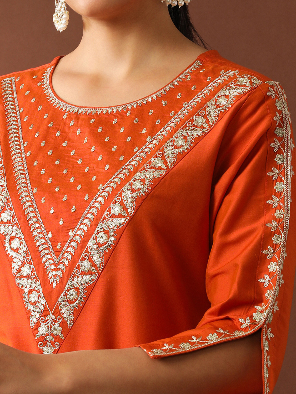 Image of Divastri Women Kurta Pant Dupatta Set