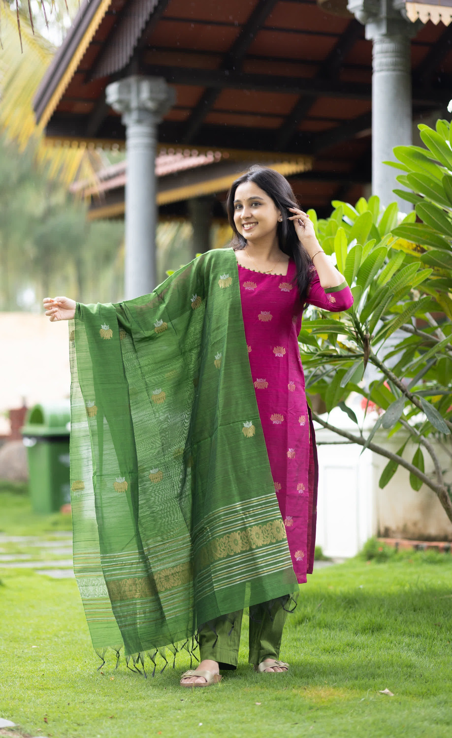 Image of AVSAR TRENDZ Women Kurta Pant Dupatta Set