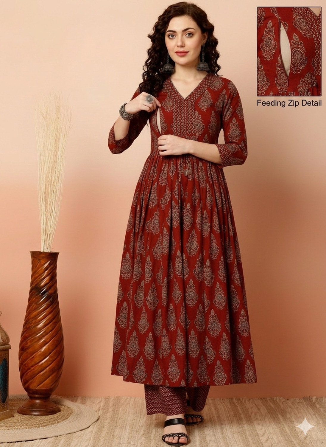Image of sky fab Women Kurta Pant Set