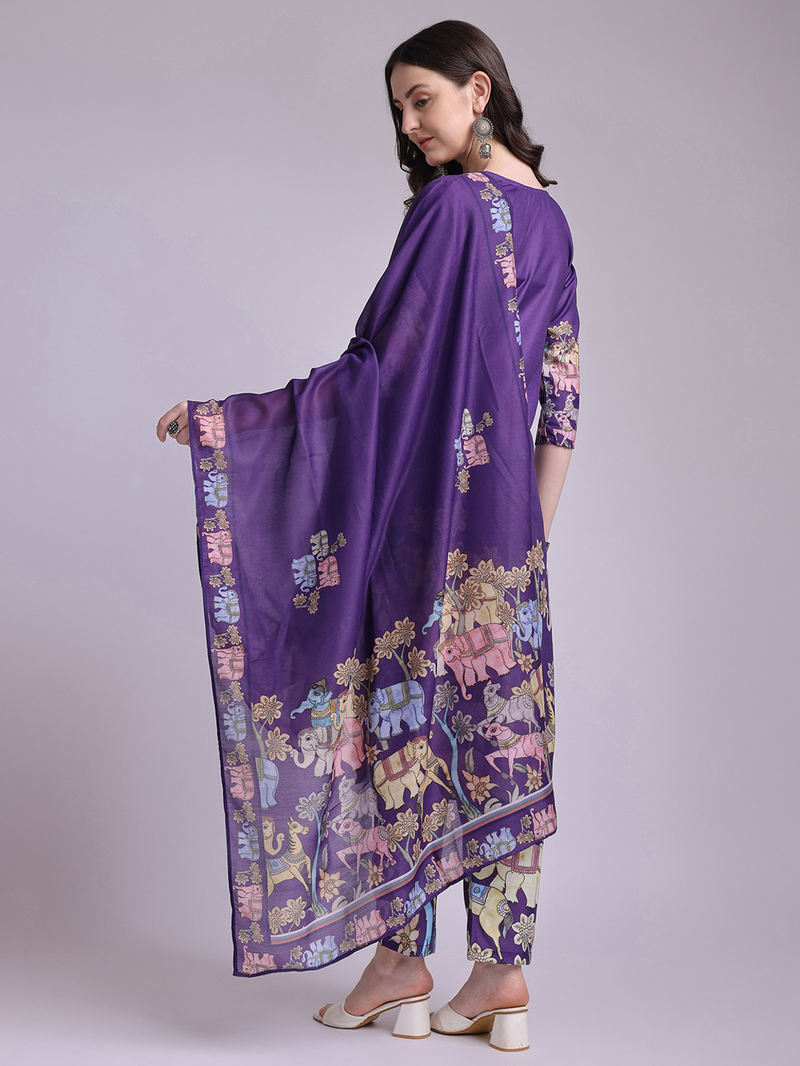 Image of ANOUK Women Kurta Pant Dupatta Set