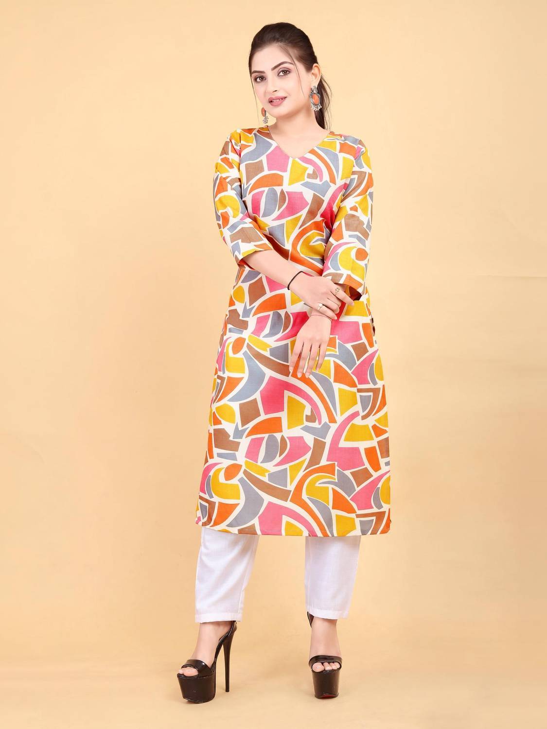 BEEGET FASHION Women Kurta Pant Set