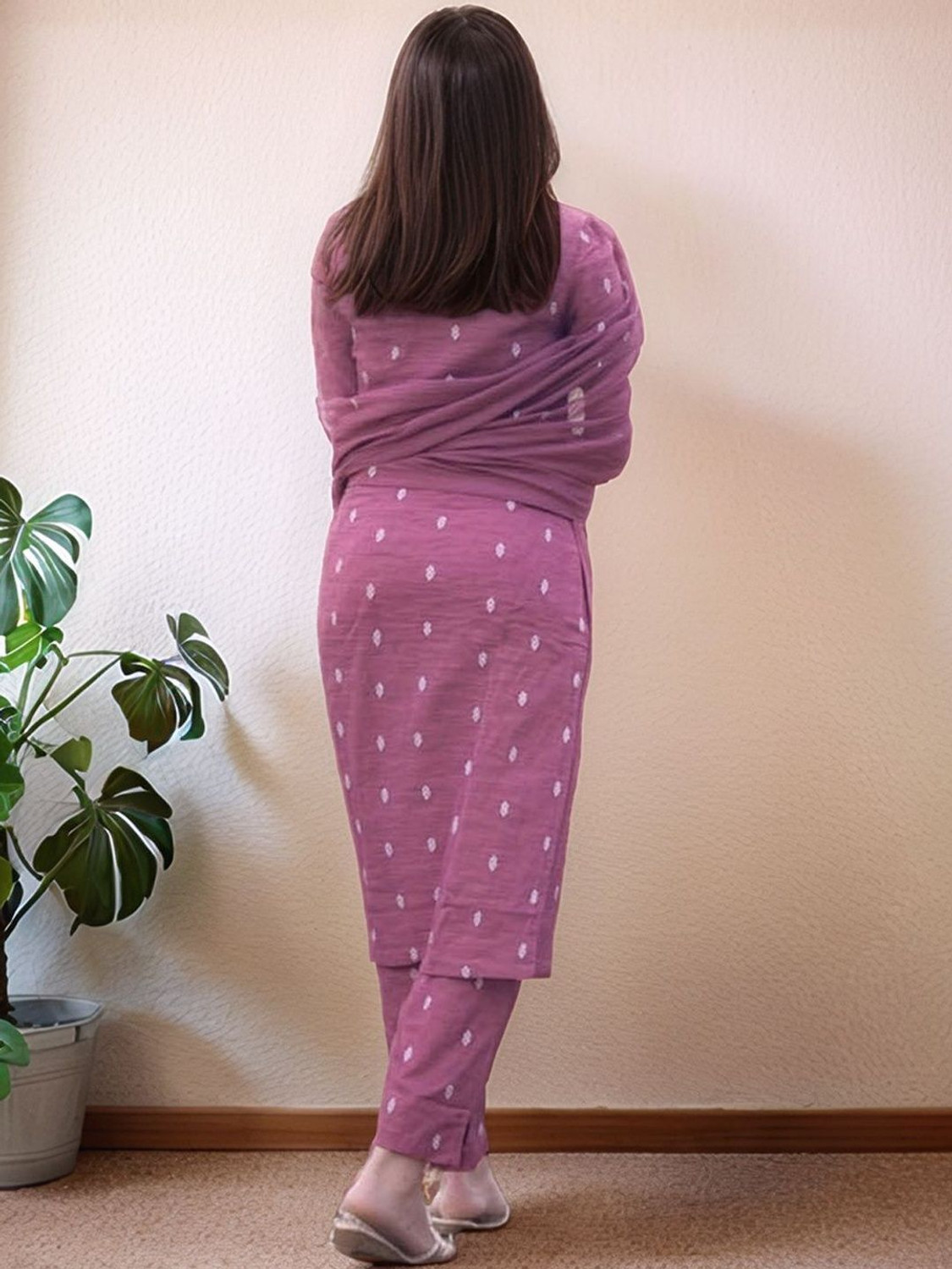 Image of SZN Women Kurta Palazzo Dupatta Set