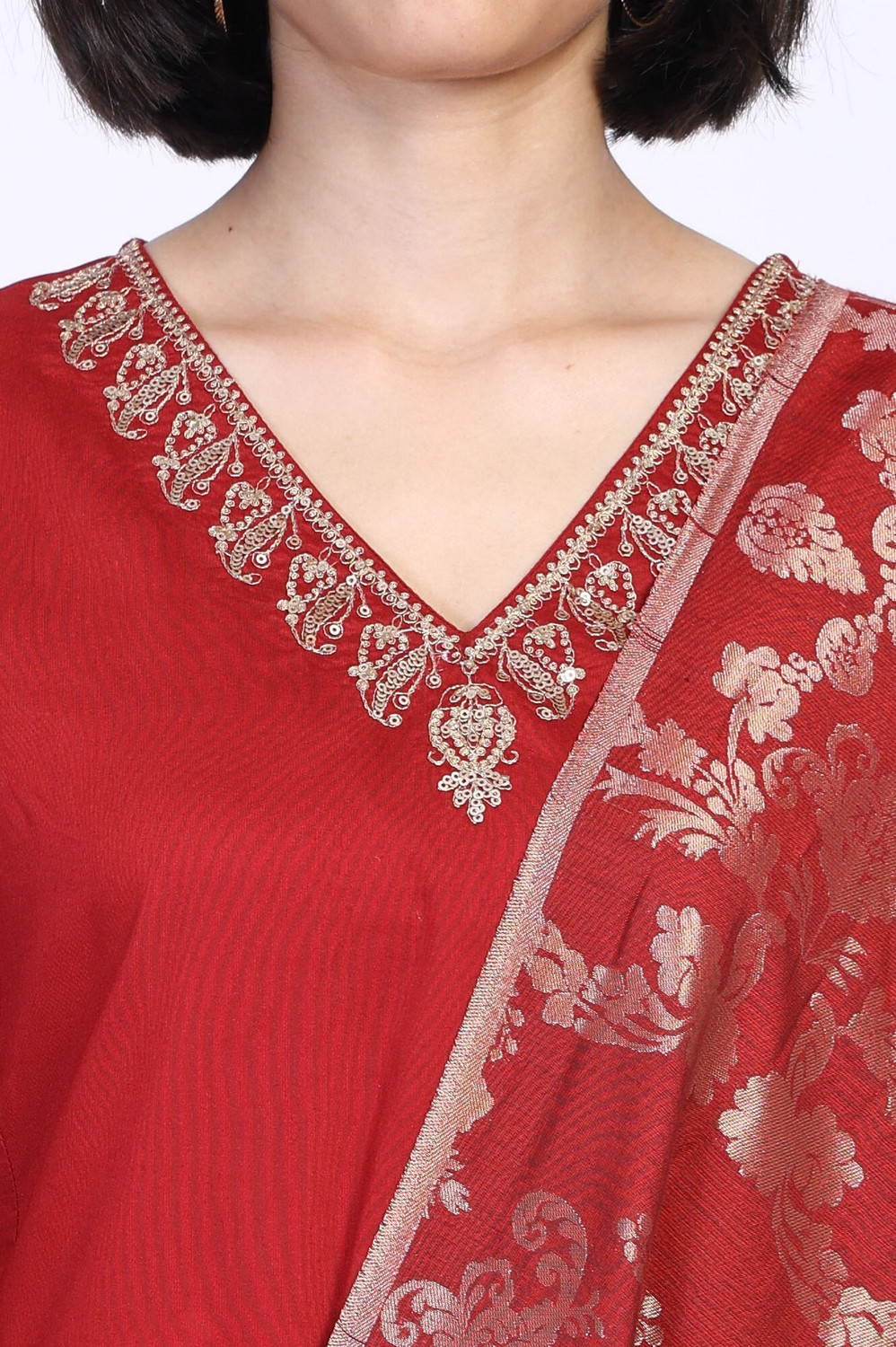 Image of W Women Kurta Pant Dupatta Set