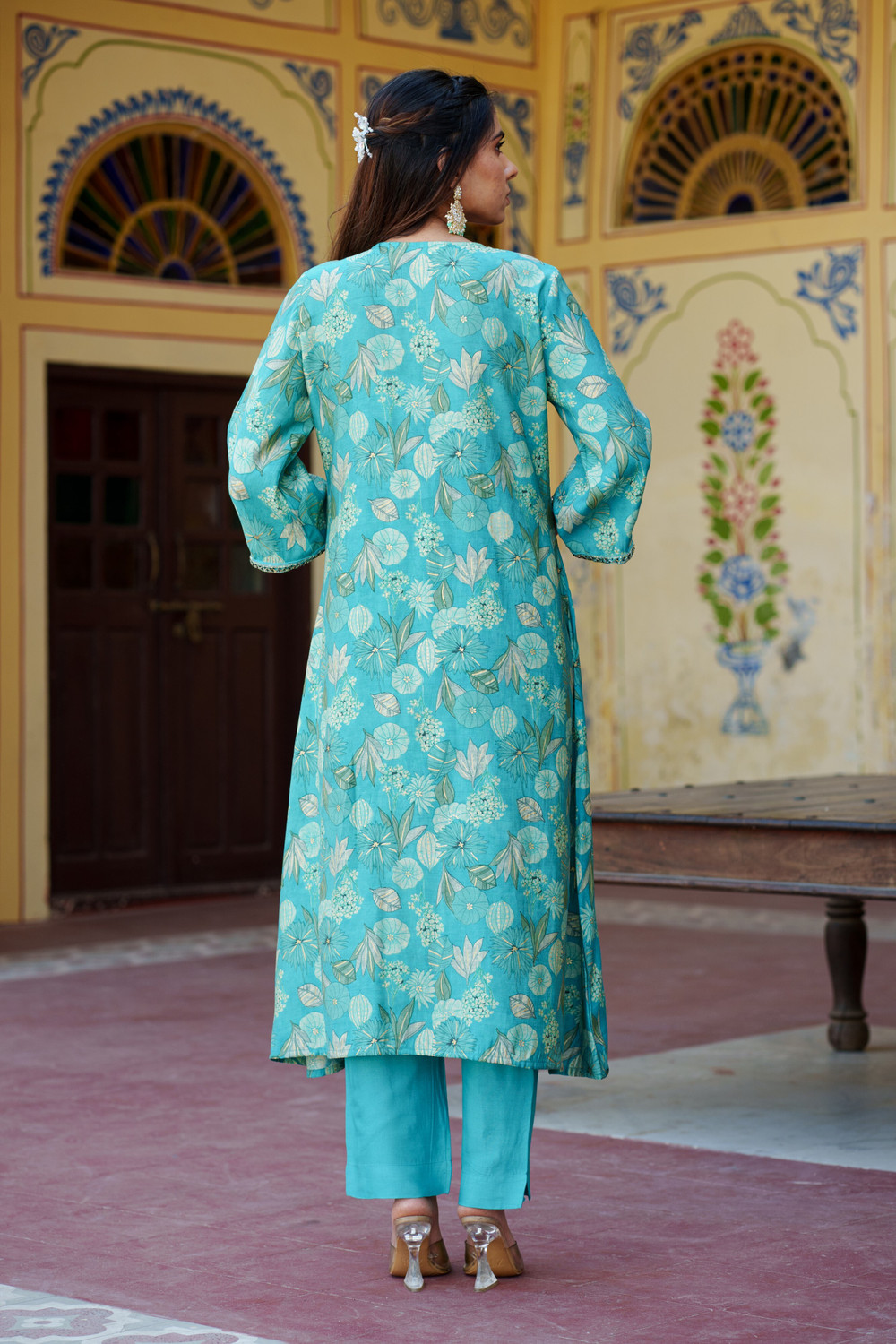 Image of VAASVA JAIPUR Women Kurta Pant Set