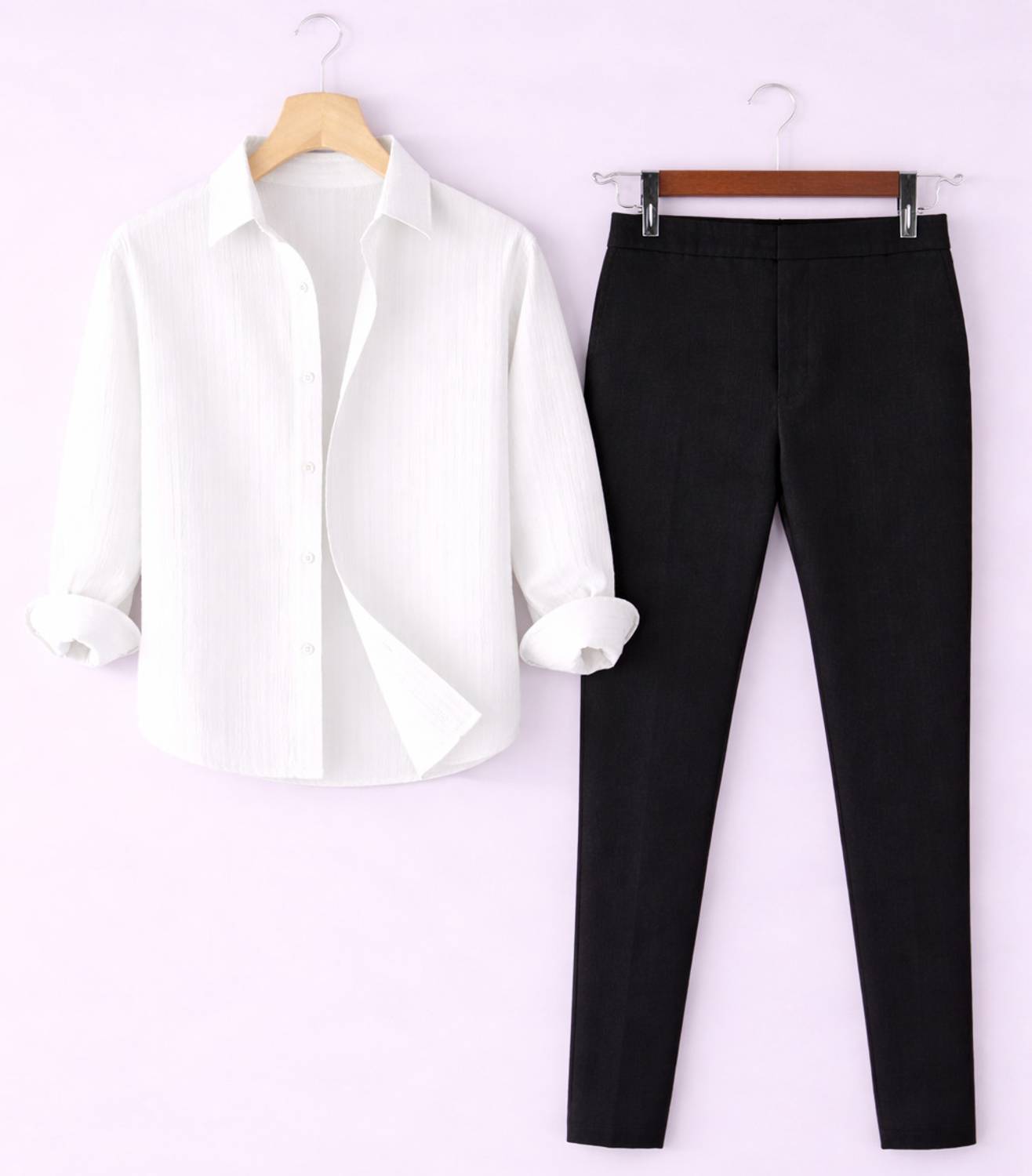 Black Deer Men Shirt Pant Set Black - Image 1
