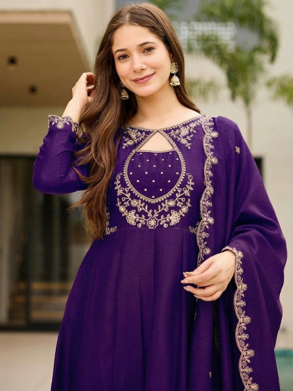Image of indilook Women Kurta Pant Dupatta Set