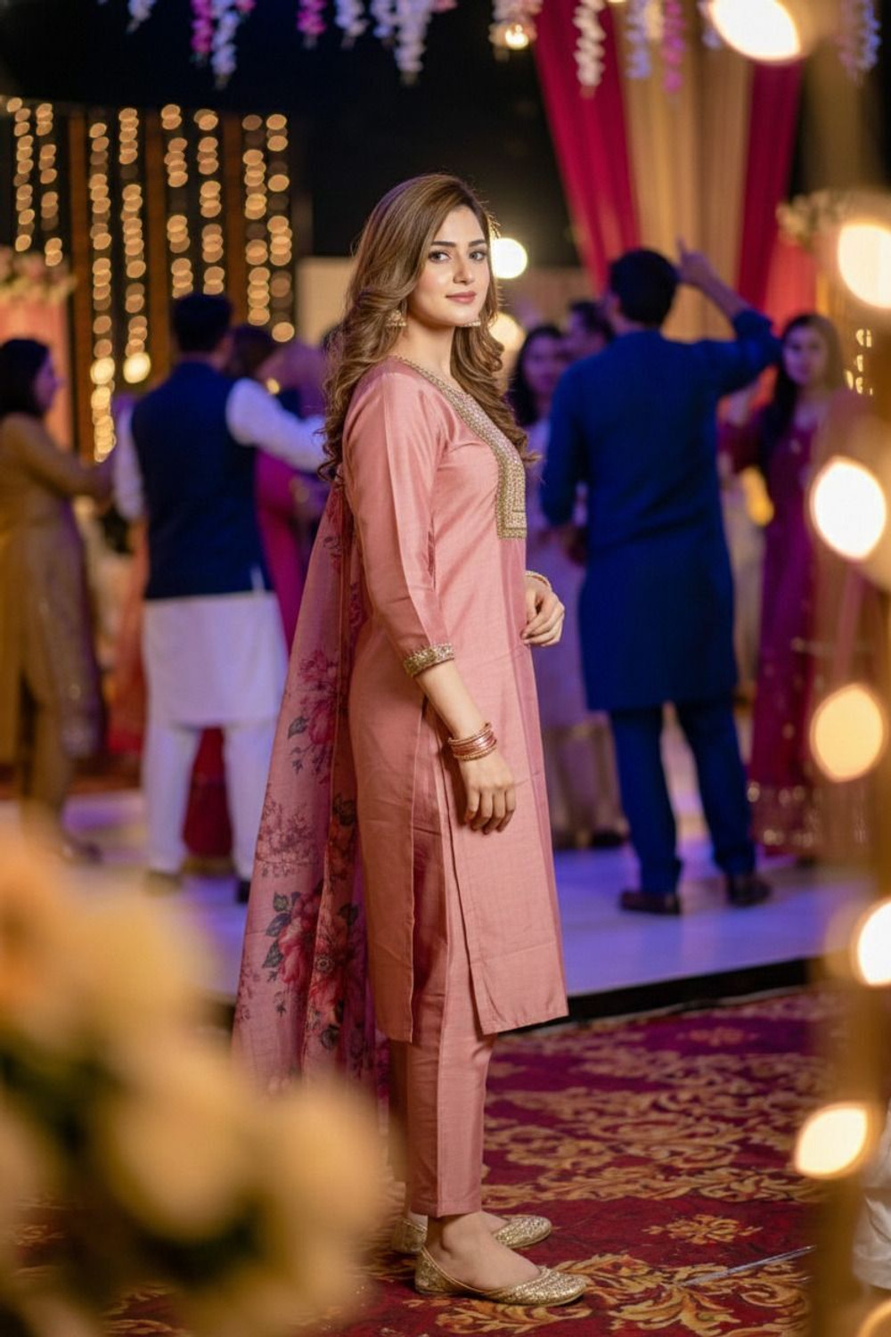 Image of NARI DREAM Women Kurta Pant Dupatta Set