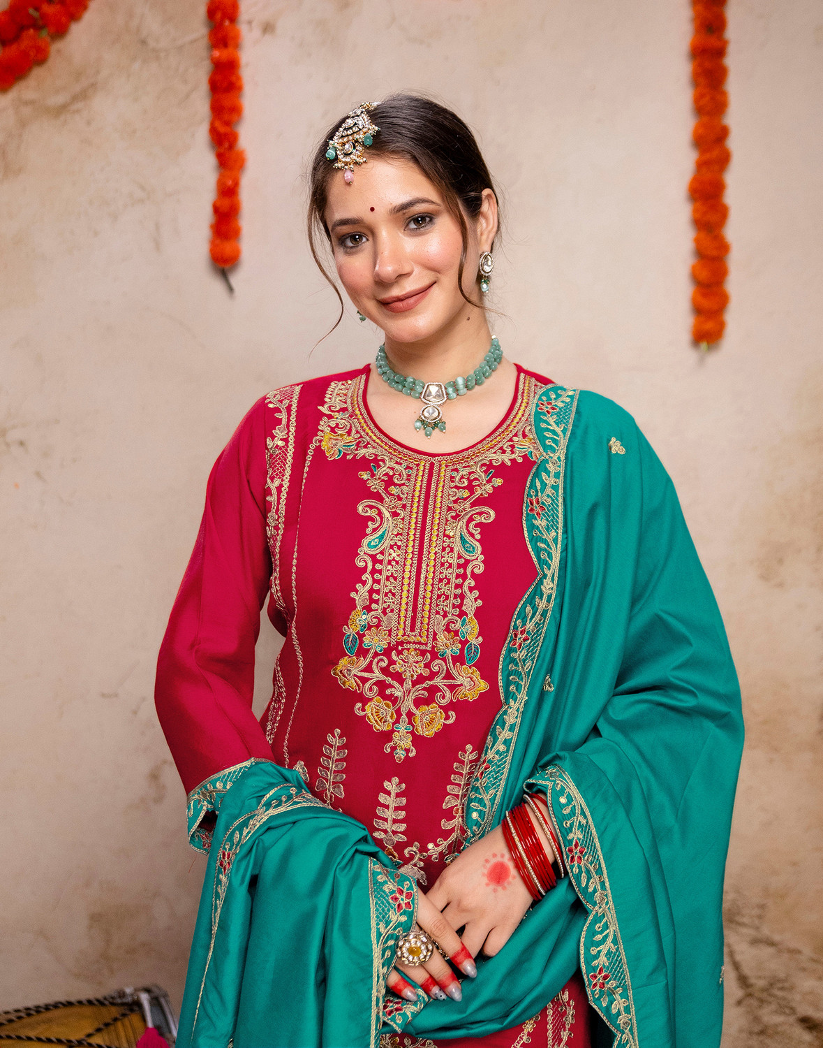 Image of Skylee Women Kurta Patiala Dupatta Set
