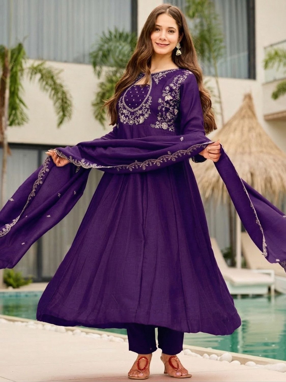 Image of indilook Women Kurta Pant Dupatta Set