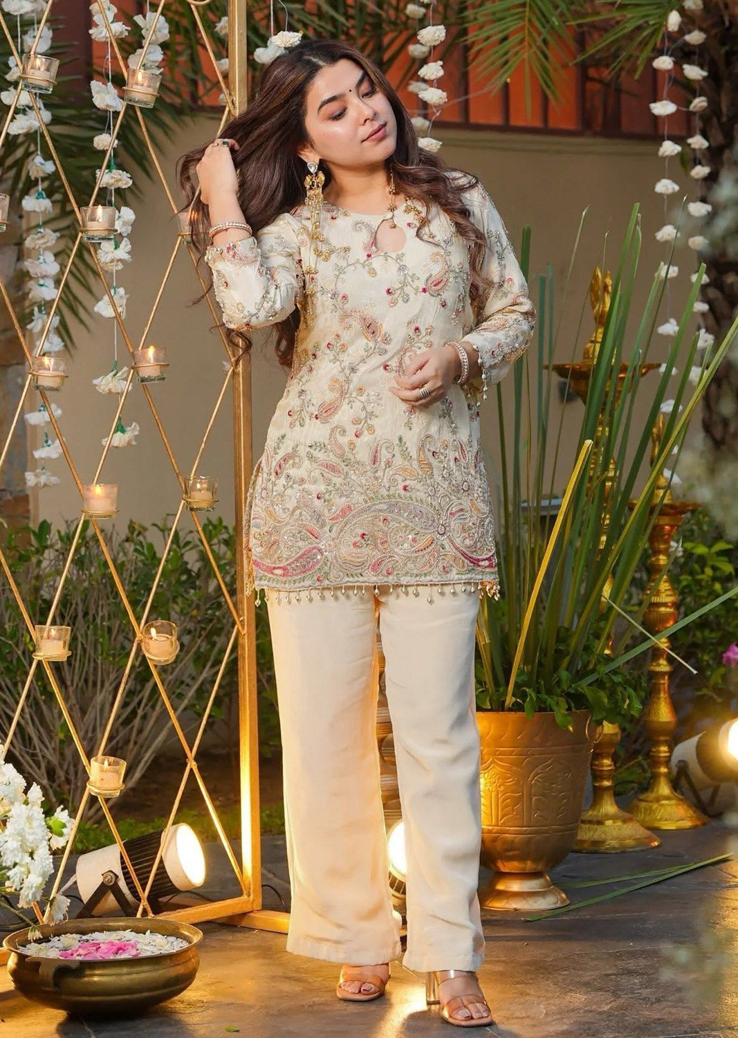 Image of Creeper Women Ethnic Top Pant Set