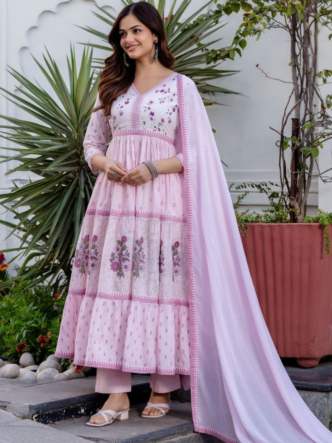 Image of ANOUK Women Kurta Pant Dupatta Set