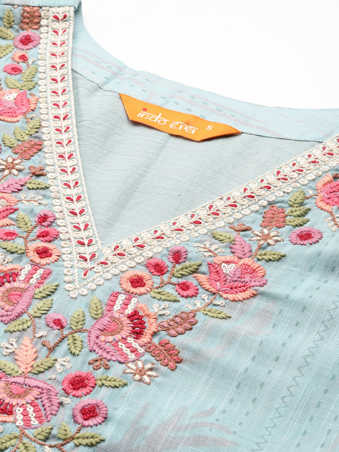 Image of Indo Era Women Kurta Pant Dupatta Set