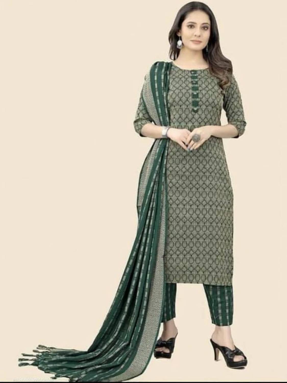 AOSLY ENTERPRISES Women Ethnic Top Pant Dupatta Set