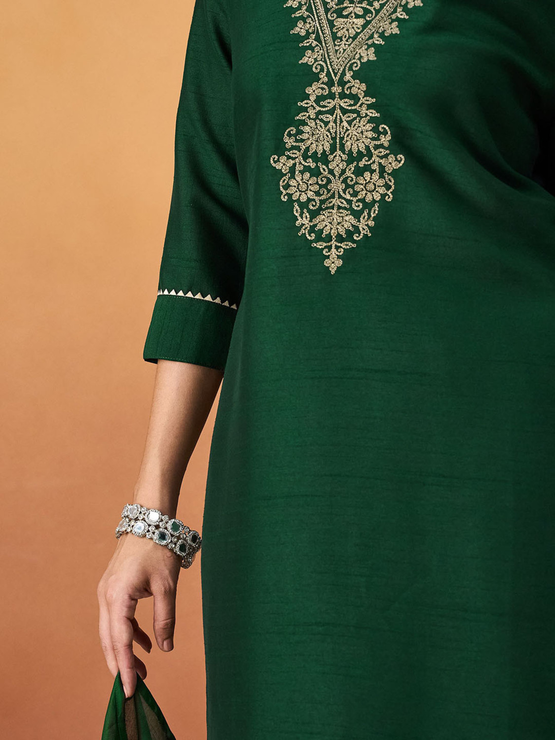 Image of Janmantar Women Kurta Pant Dupatta Set
