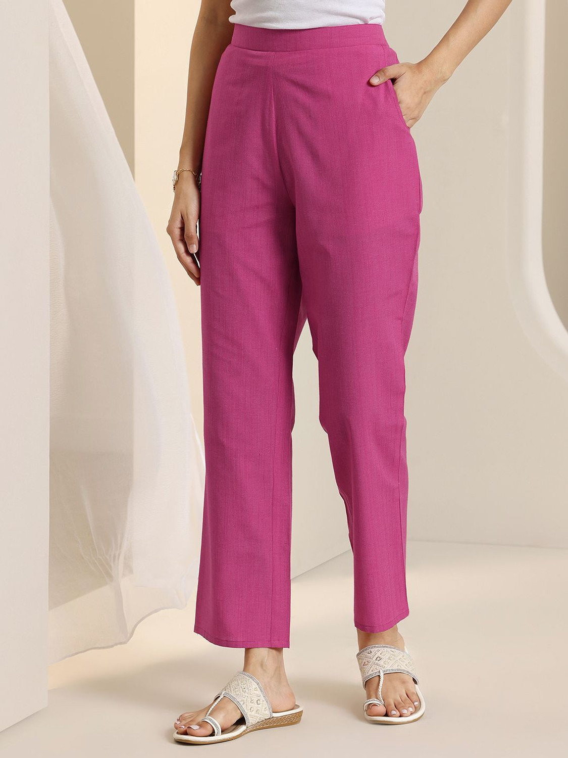 Image of LIBAS Women Kurta Pant Dupatta Set