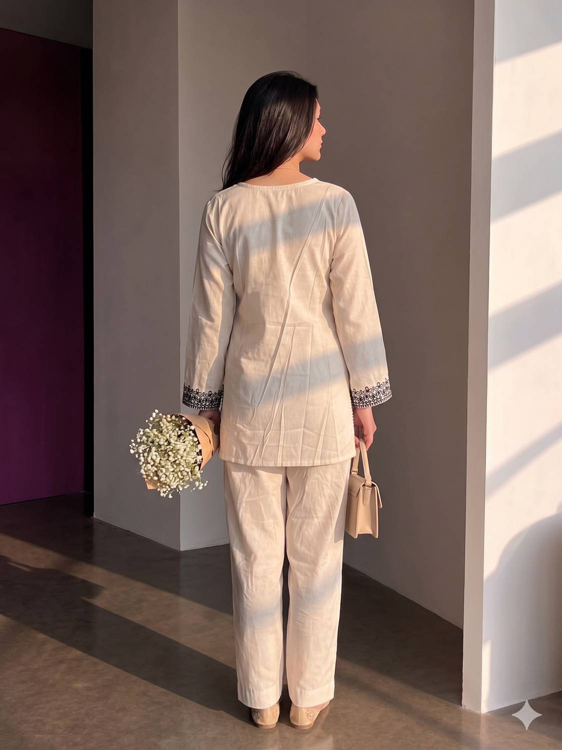 FABHUMAN Women Kurta Pant Set - Image 2