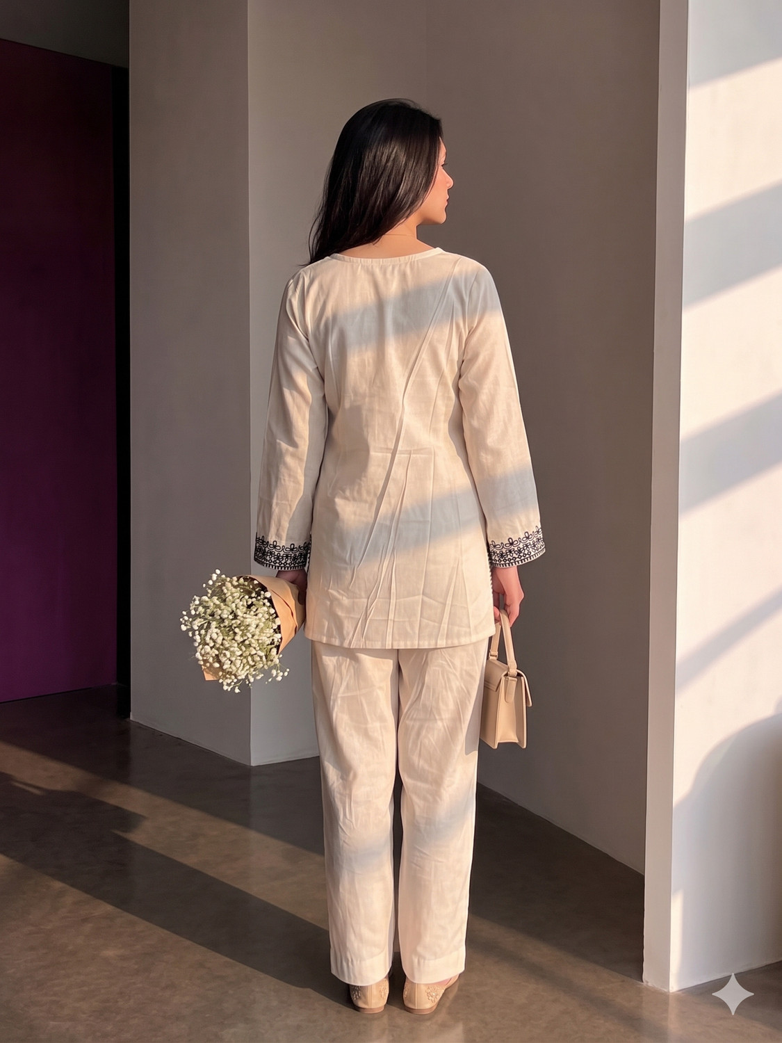 Image of FABHUMAN Women Kurta Pant Set