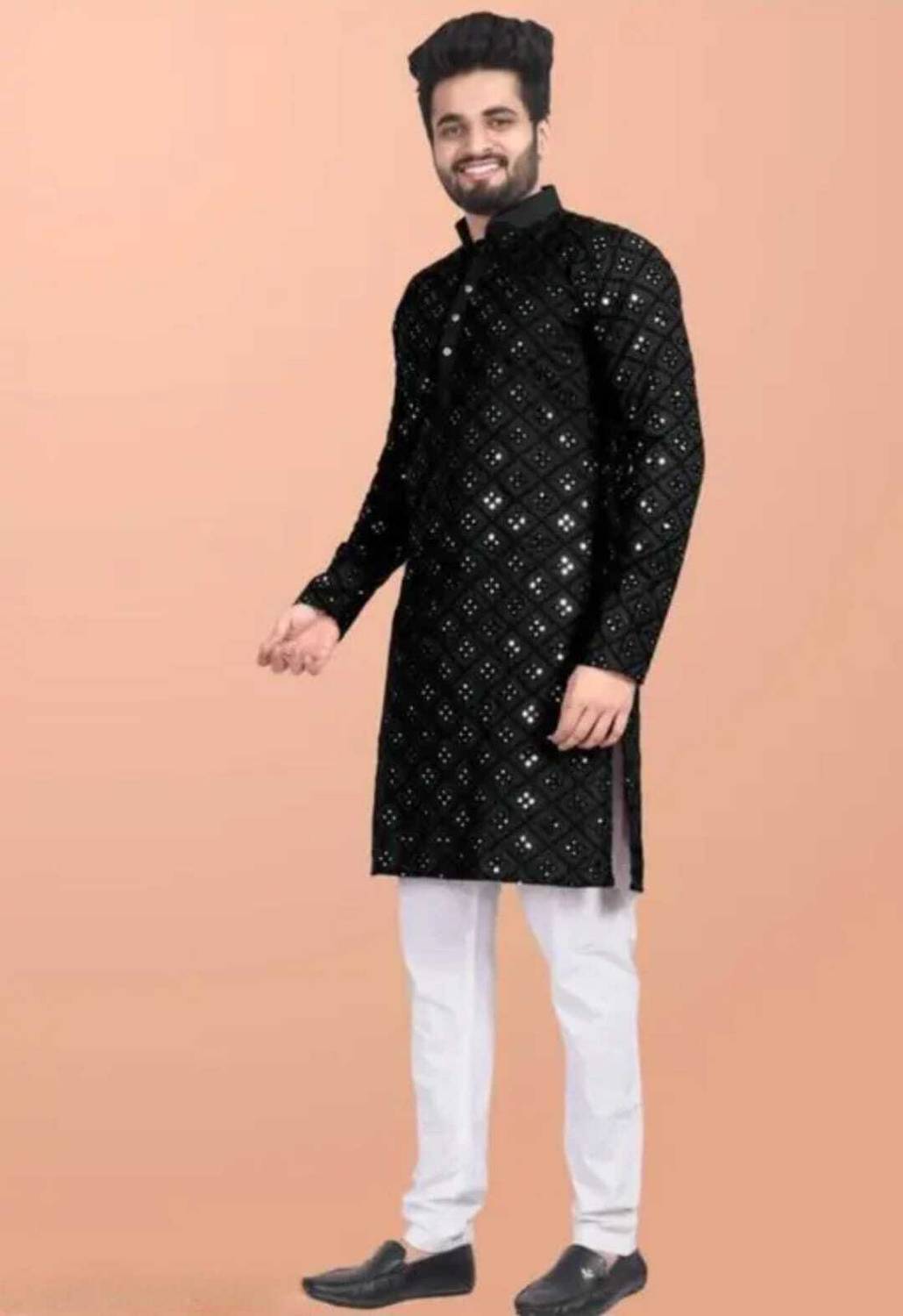 CLOTH CORNER Men Embroidered Straight Kurta - Image 3