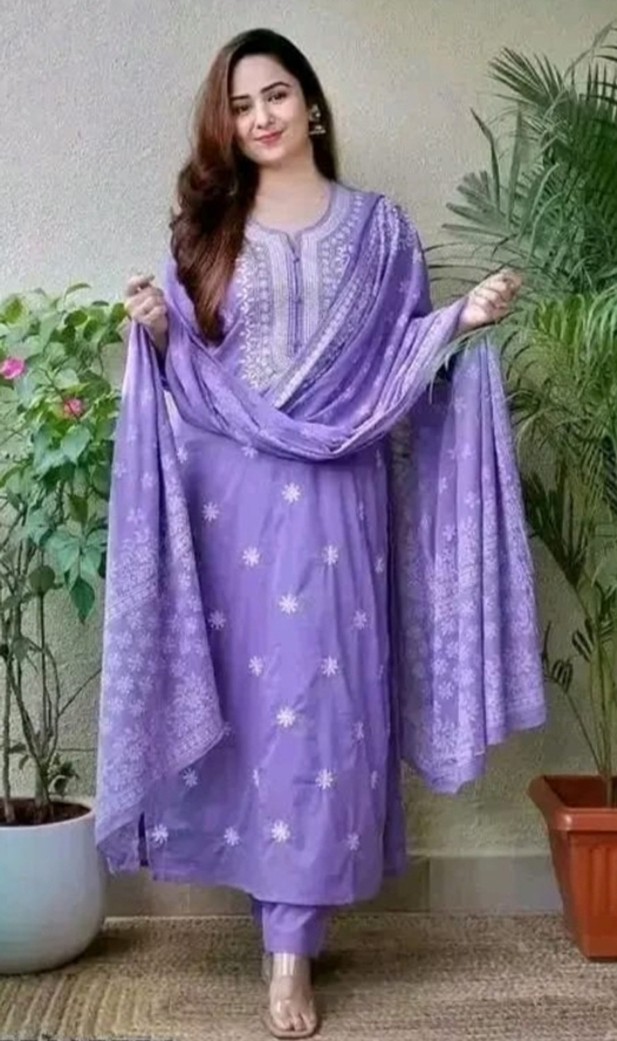 Image of Celtic Fab Women Kurta Pant Dupatta Set