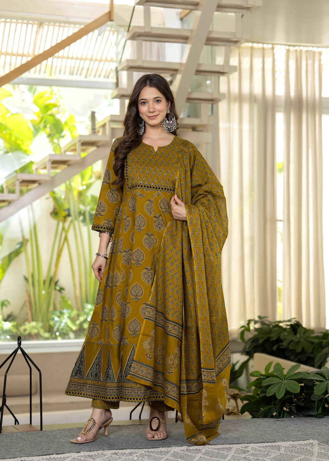 Image of Jaimini Women Kurta Pant Dupatta Set