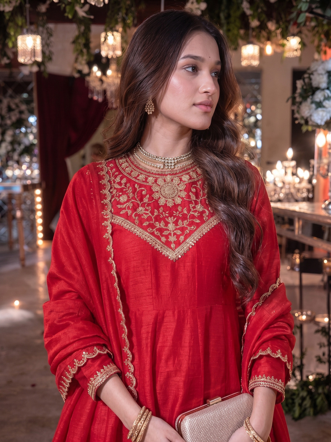 Image of MOKOSH Women Kurta Pant Dupatta Set
