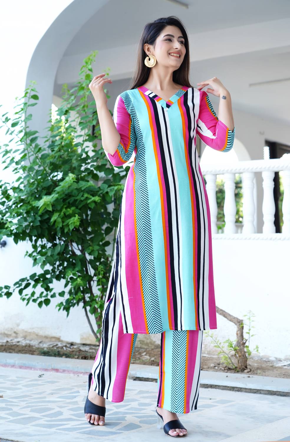 Dhibha Women Kurta Pant Set