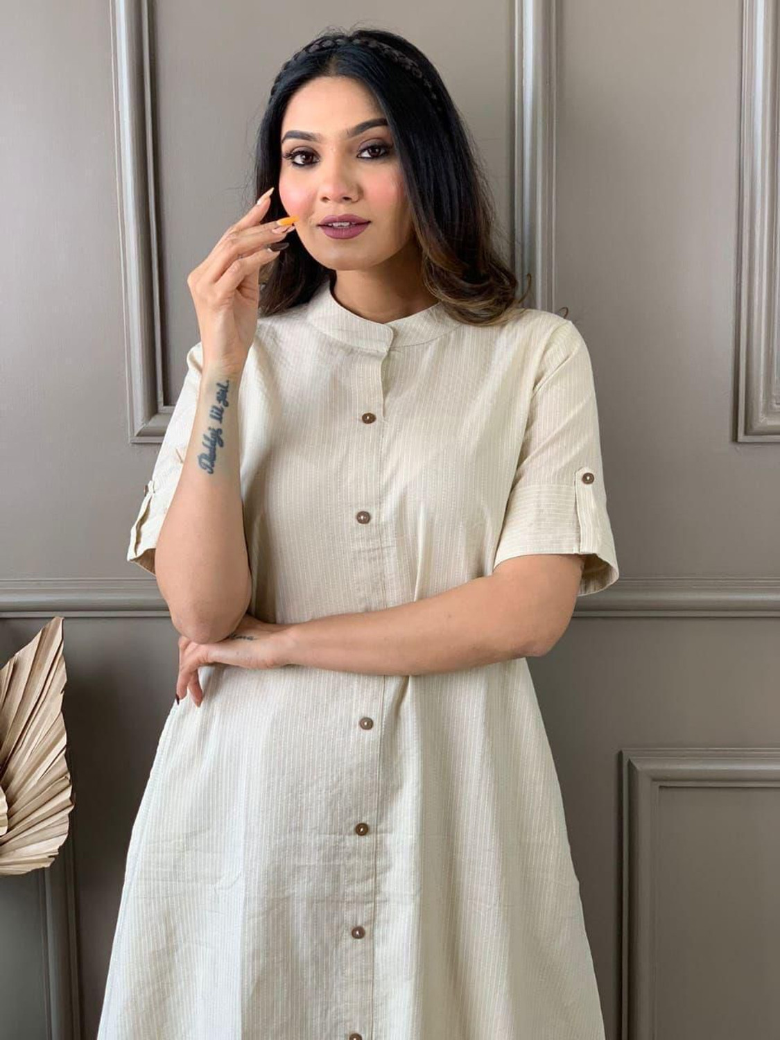 Image of ARKSHUDH Women Kurta Pant Set