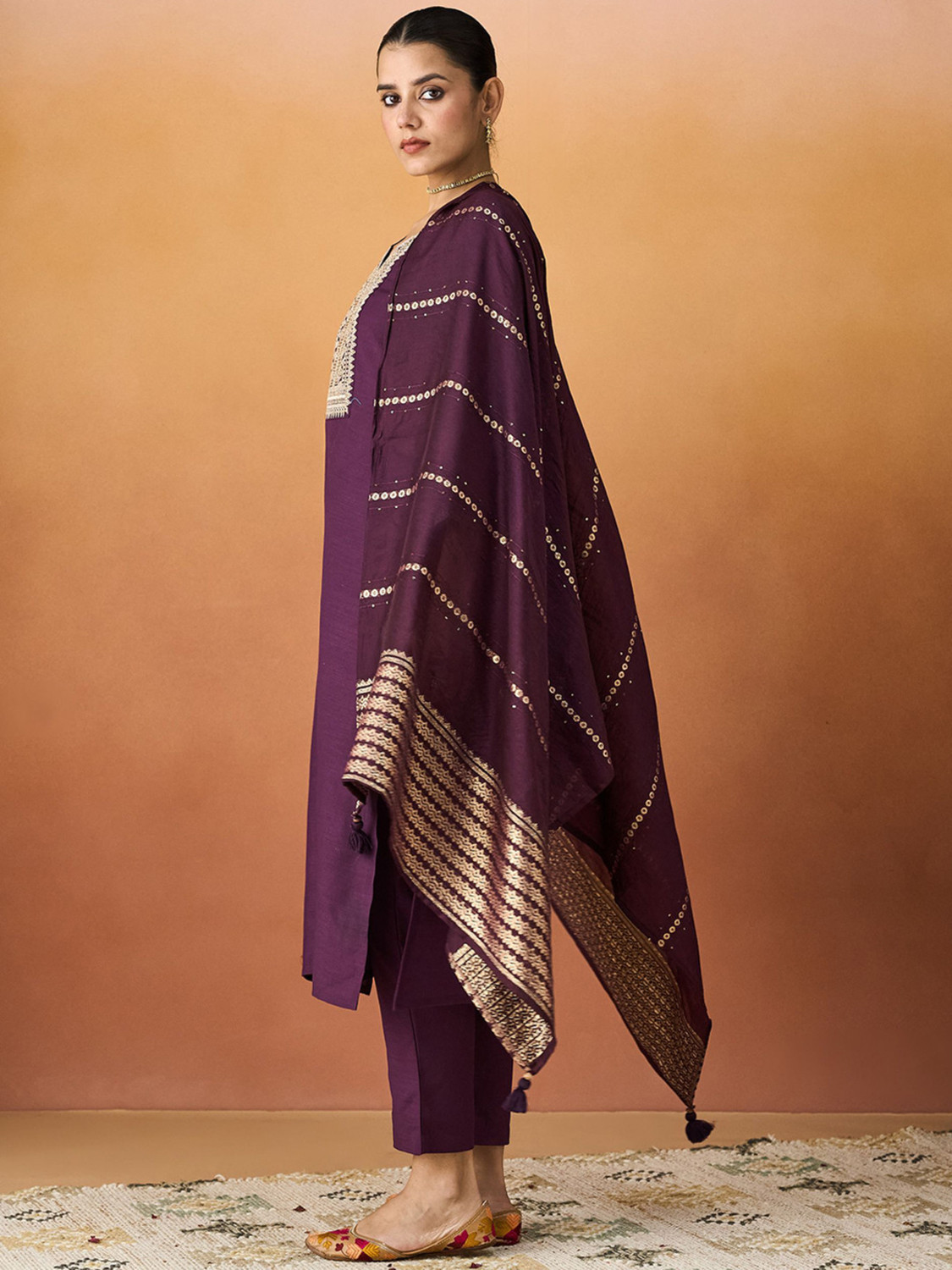 Image of Punky Women Kurta Pant Dupatta Set