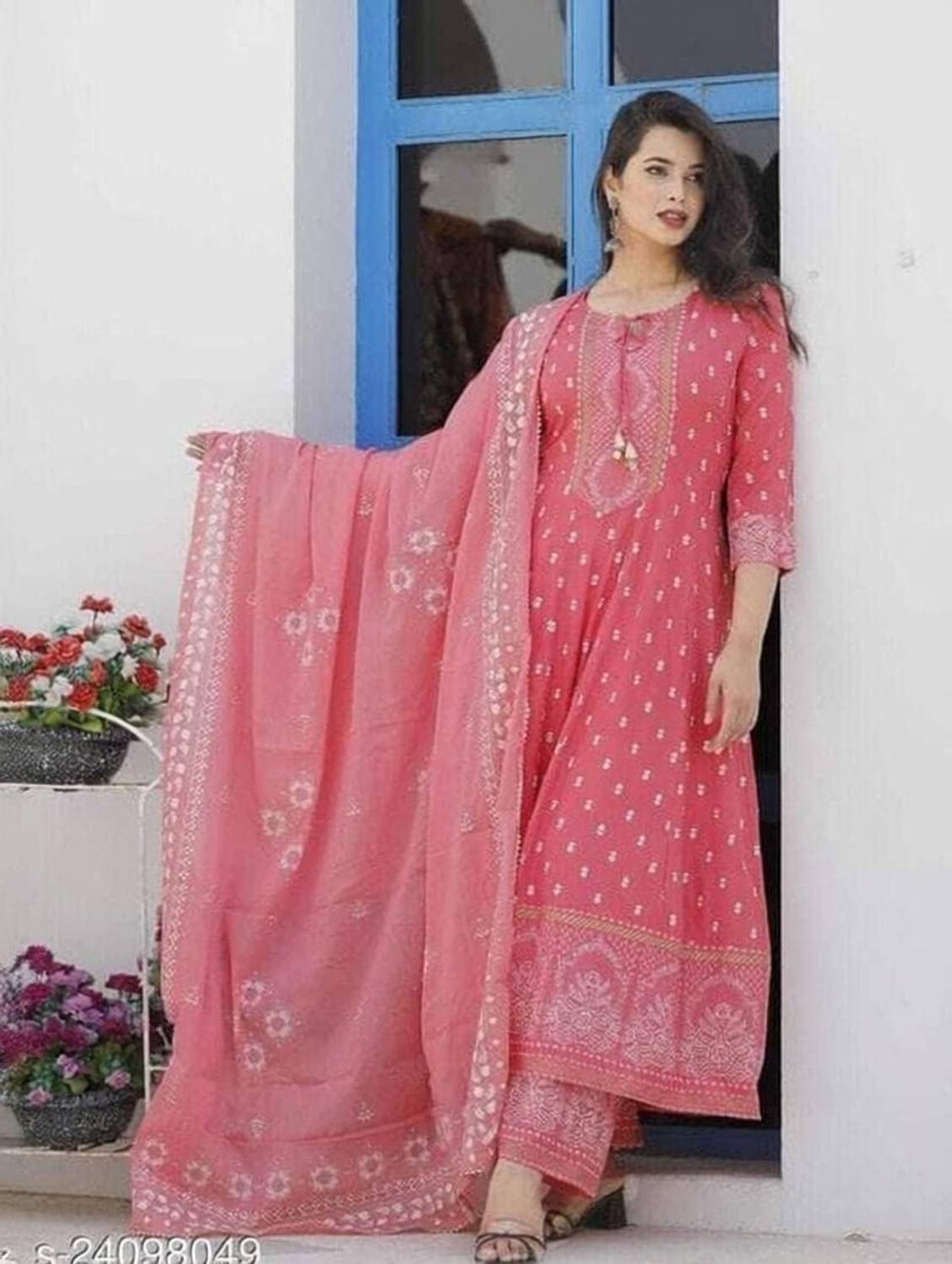 AF ASHA FABRICS Women Kurta Pant Dupatta Set