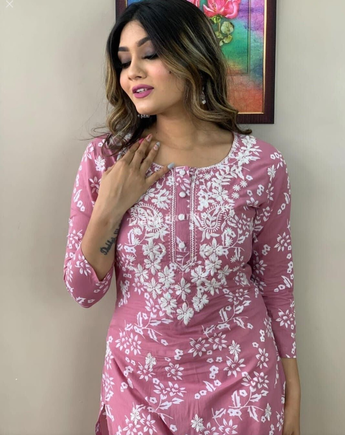 Image of Ananya Fashion Women Kurta Pant Set