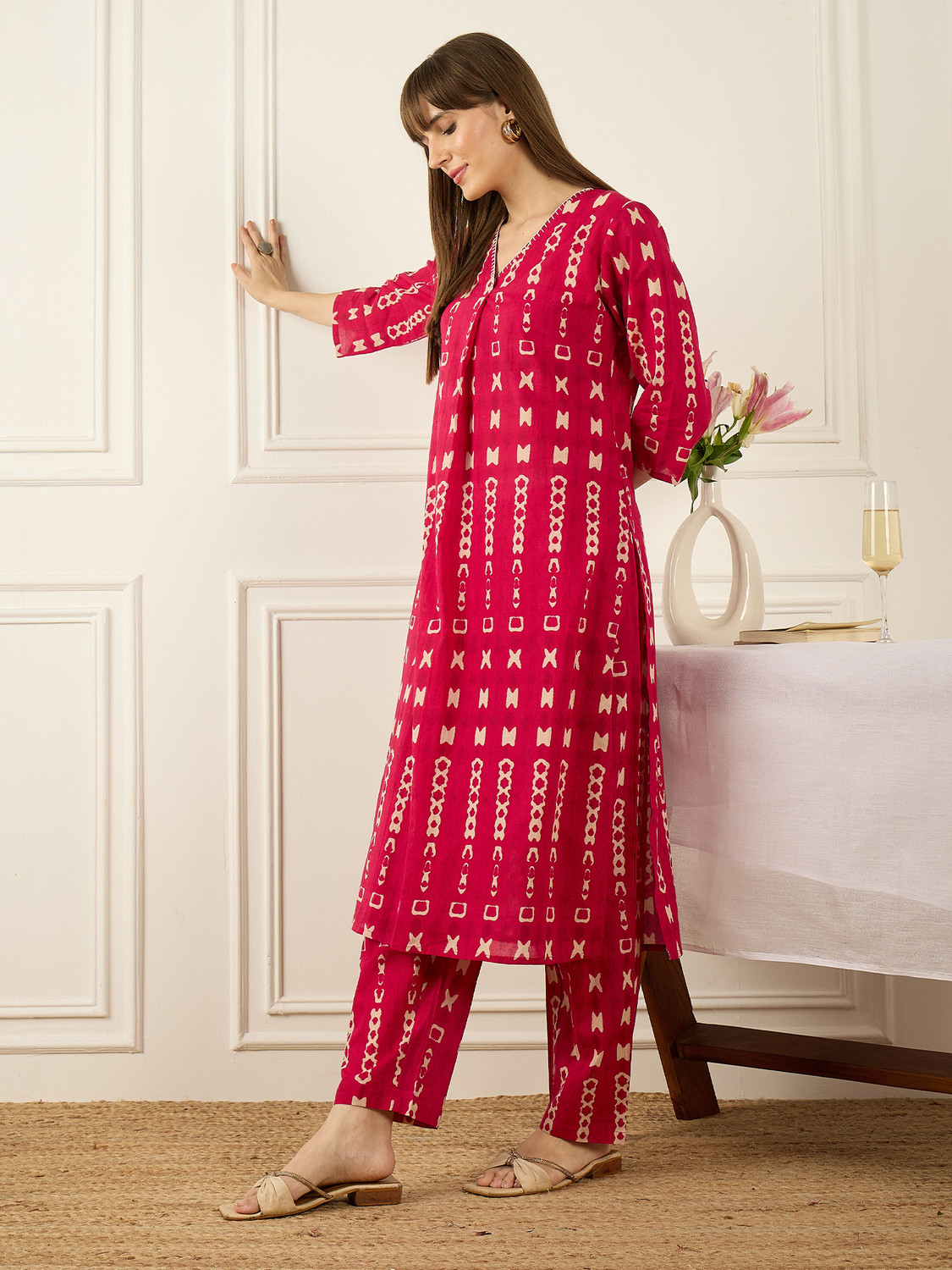 Image of Indo Era Women Kurta Pant Set