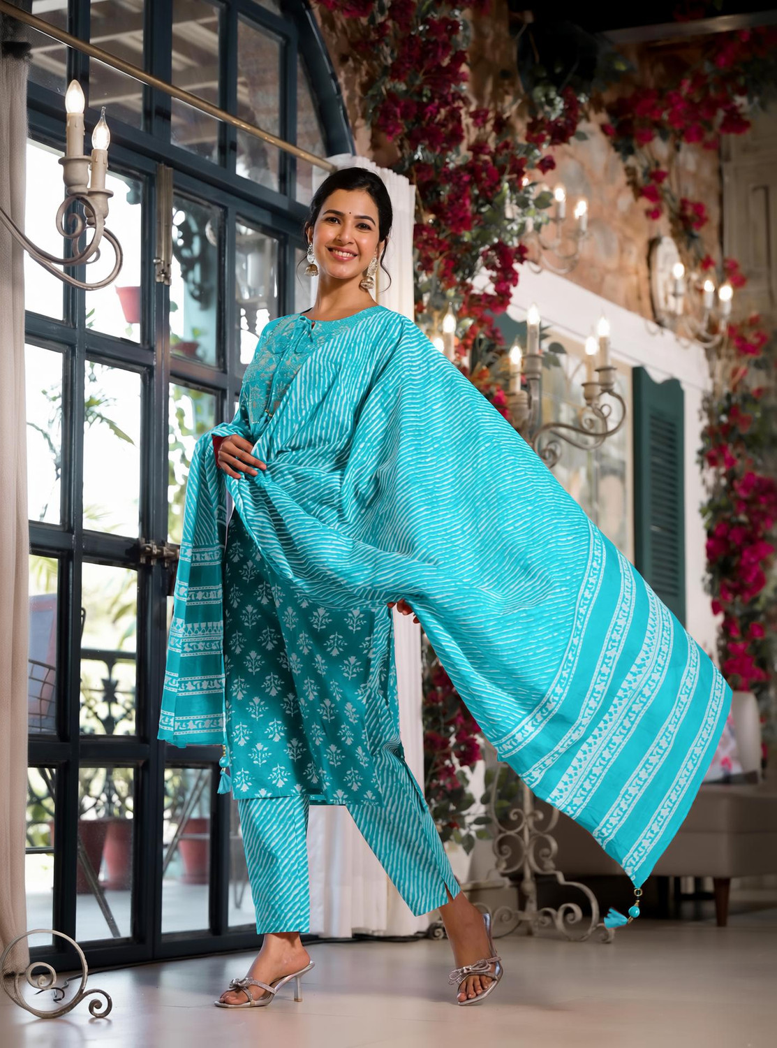 Image of MIRCHI FASHION Women Kurta Pant Dupatta Set
