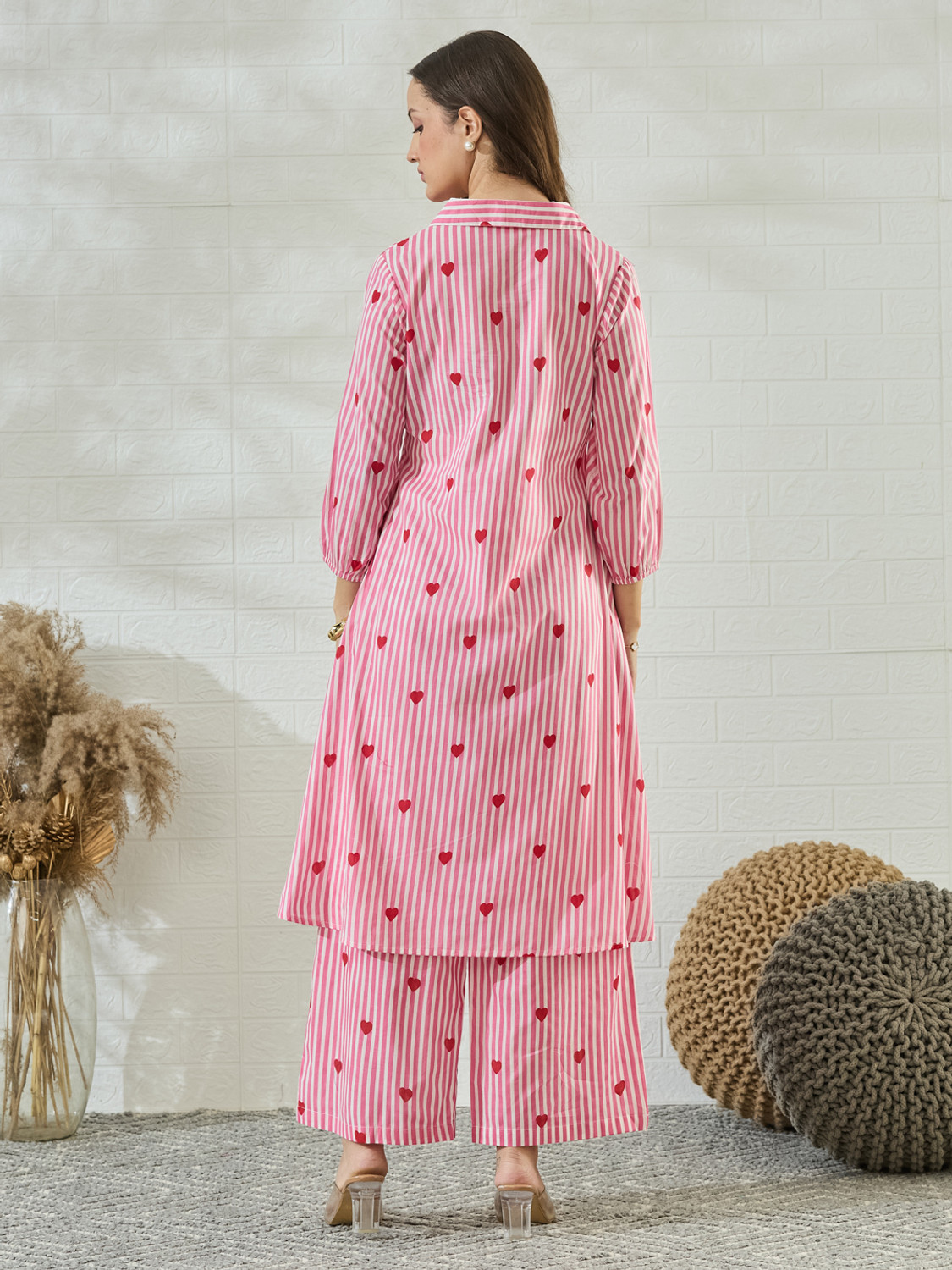 Image of MOKOSH Women Kurta Palazzo Set