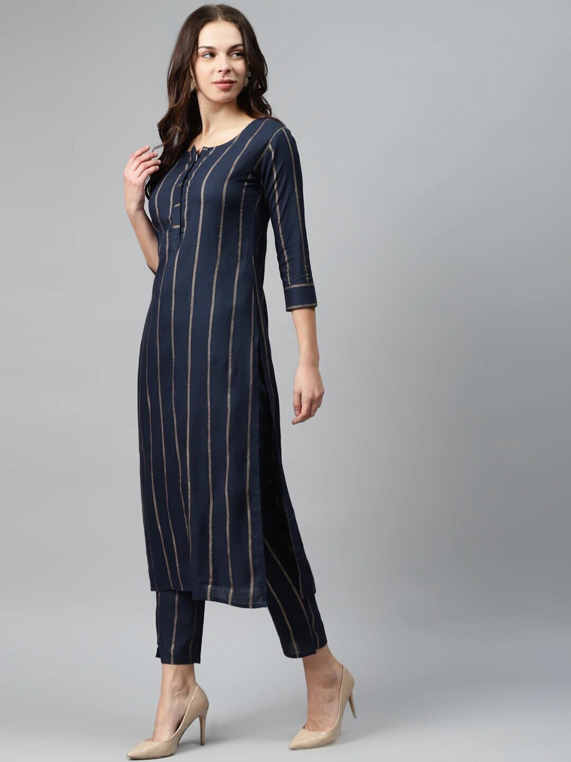 Image of Lamba Creations Women Kurta Pant Set