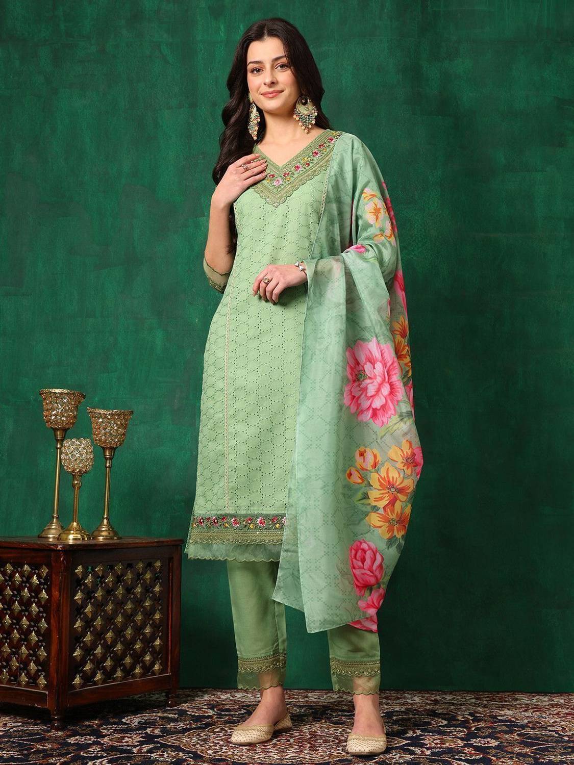 berrylicious Women Kurta Pant Dupatta Set